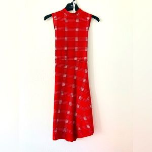 Free Assembly Sleeveless Mock Neck Sweater Dress